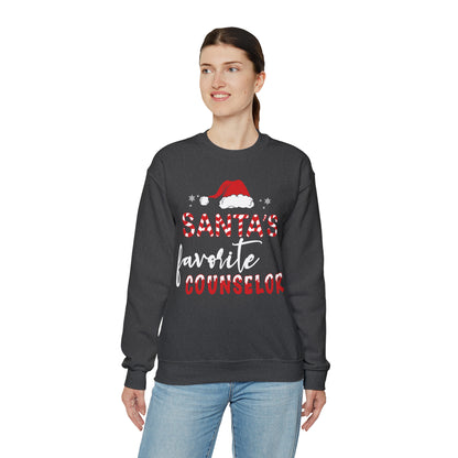 Santa's Favorite Counselor Christmas Sweatshirt