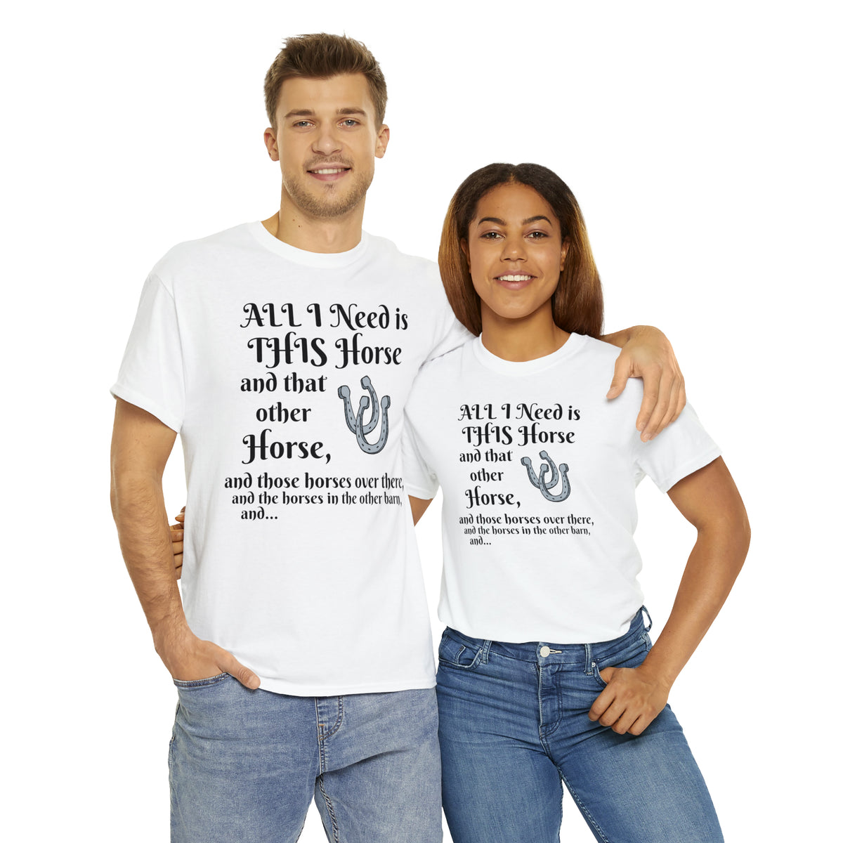 All the horses shirt Unisex Heavy Cotton Tee