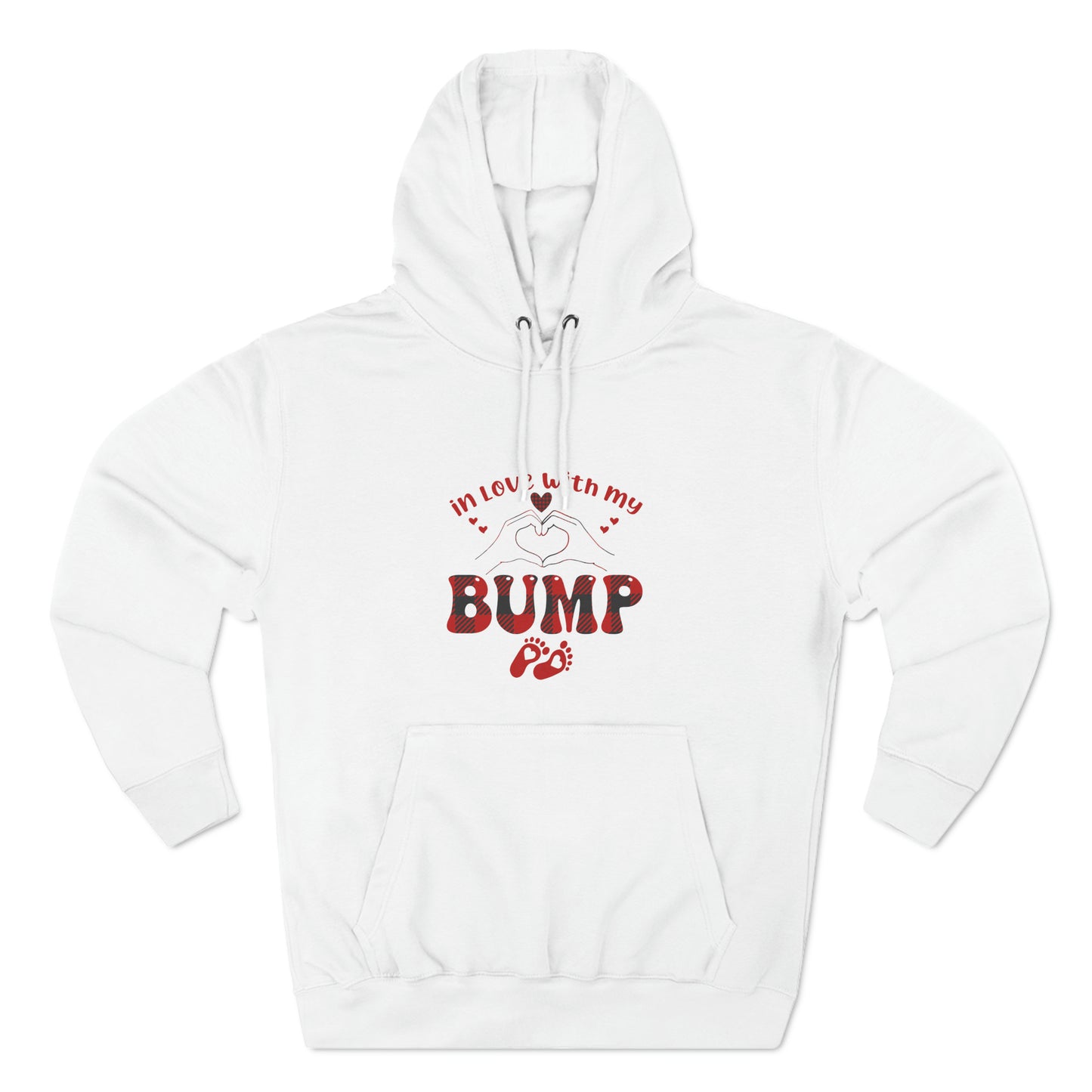 In Love With My Bump Valentine Pullover Hoodie