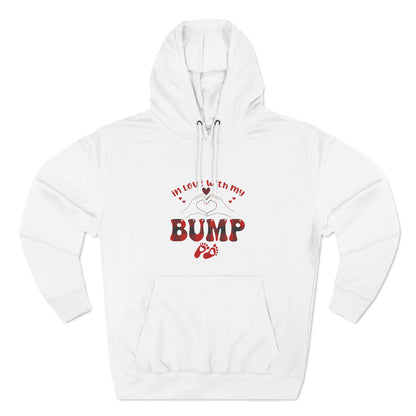 In Love With My Bump Valentine Pullover Hoodie