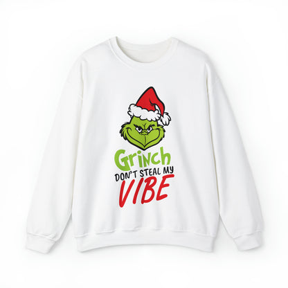 Grinch Don't Kill My Vibe Design 2 Christmas Sweatshirt