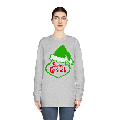 Sister Grinch Christmas Long Sleeve T-Shirt