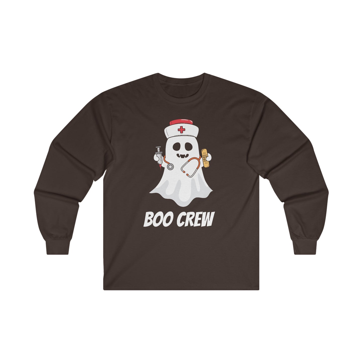 Boo Crew Medical Halloween Long Sleeve Tee