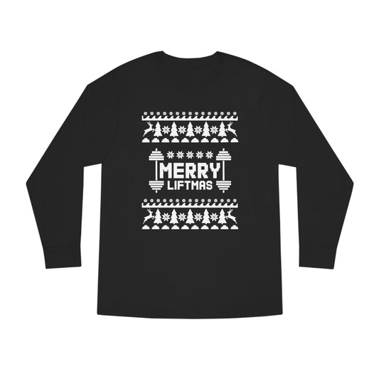 Merry Liftmas Christmas Ugly Sweater Long Sleeve Tee
