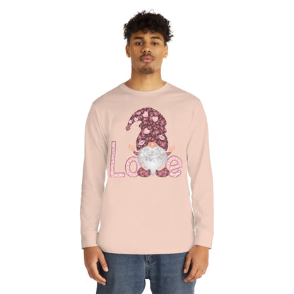 Love Gnome Valentine Long Sleeve T-shirt