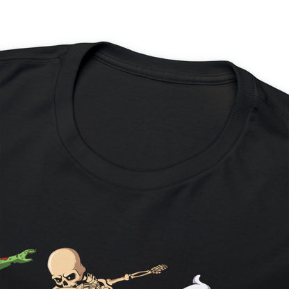 Dabbing Monsters Halloween Short Sleeve Tee