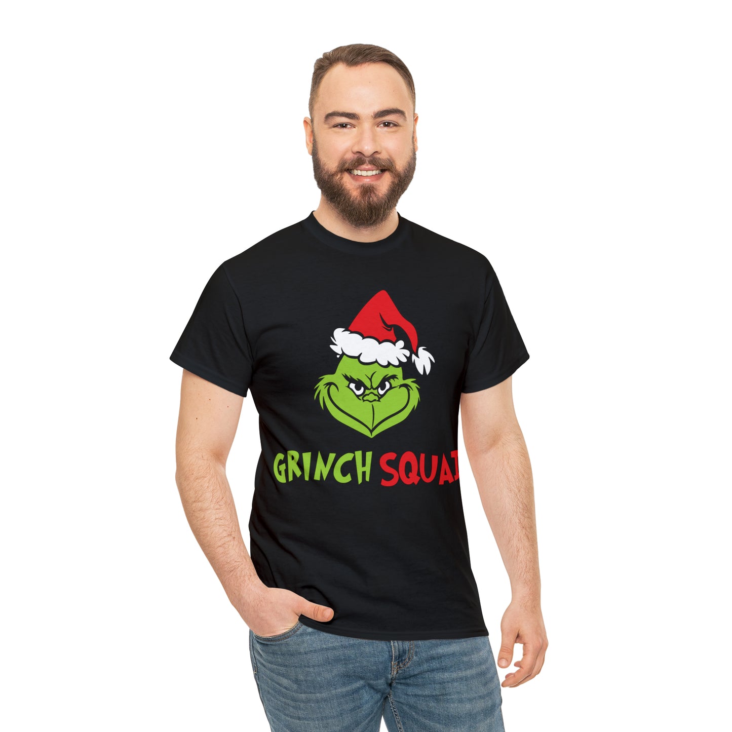 Grinch Squad Christmas Short Sleeve Tee