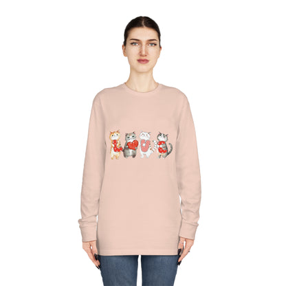 Love Cats Valentine Long Sleeve T-shirt