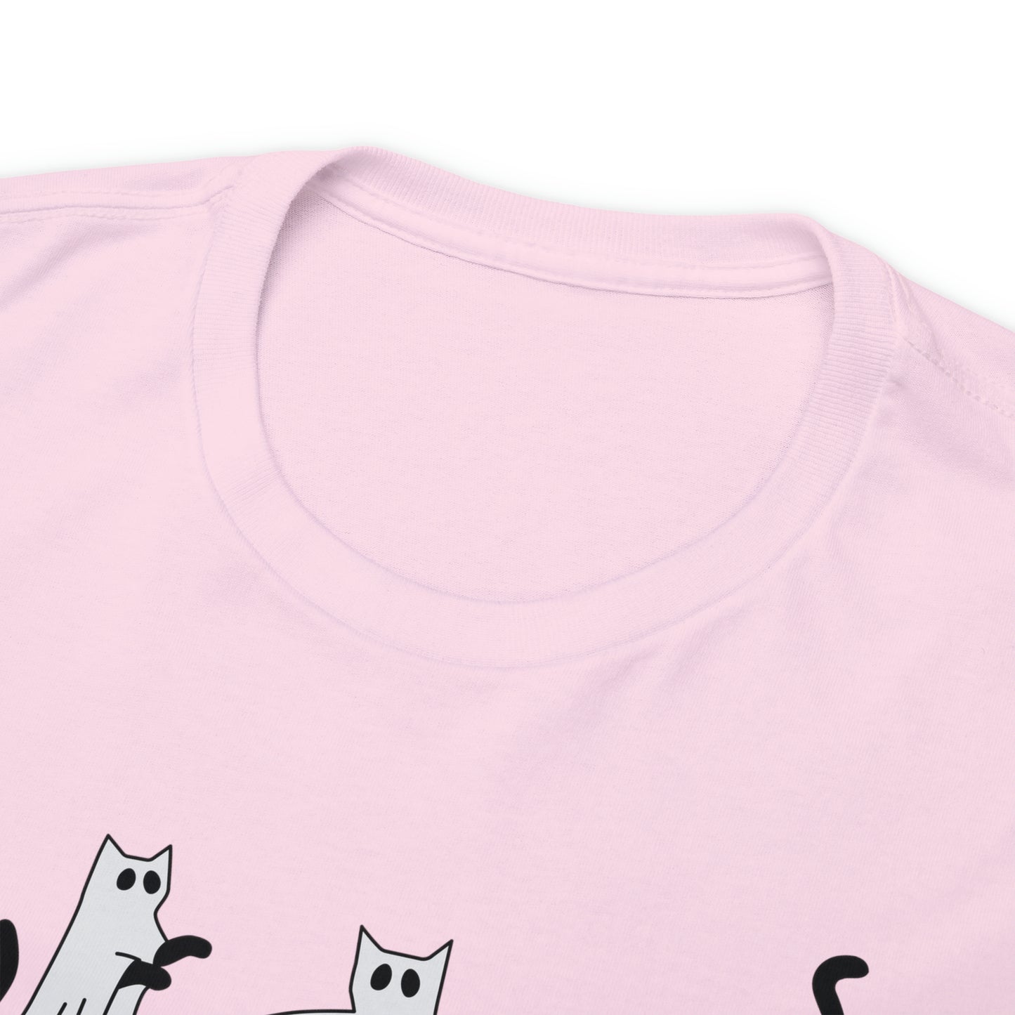 Ghost Cats Halloween Short Sleeve Tee