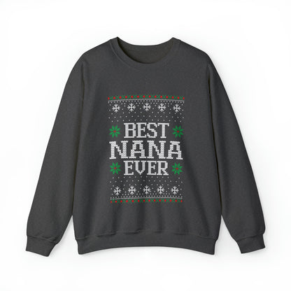 Best Nana Ever Christmas Ugly Sweater Sweatshirt