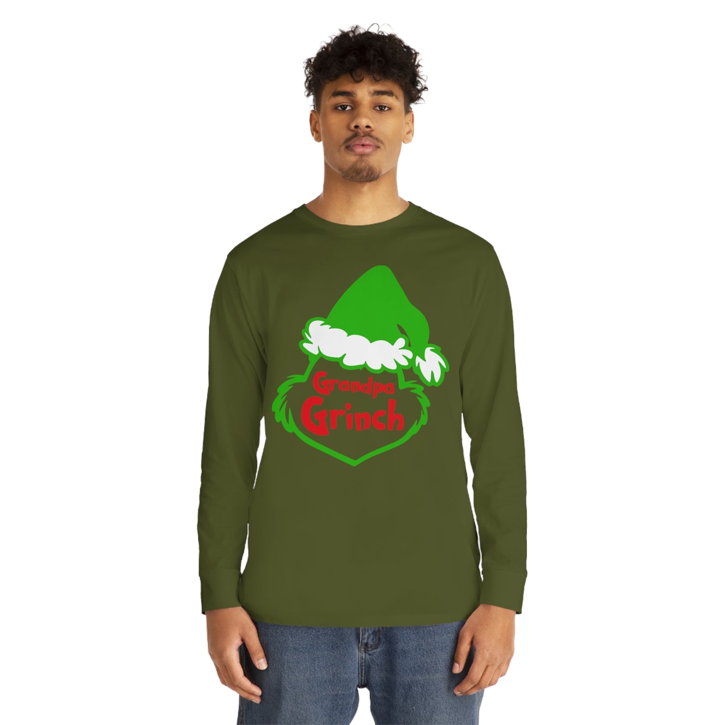 Grandpa Grinch Christmas Long Sleeve T-Shirt