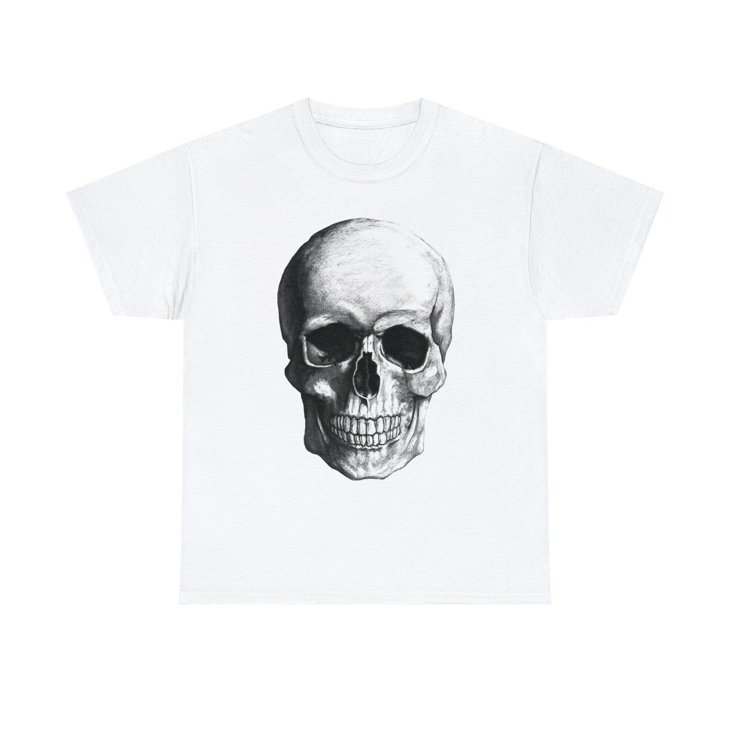 Large Skull Halloween Short Sleeve Tee