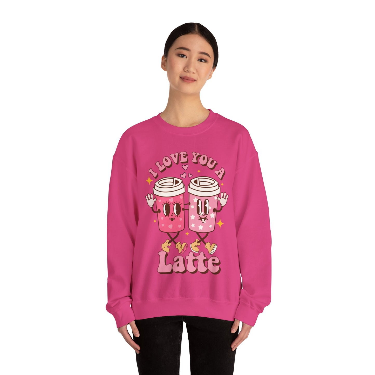 I Love You a Latte Valentine Sweatshirt