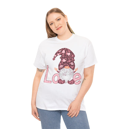 Love Gnome Valentine Short Sleeve Tee