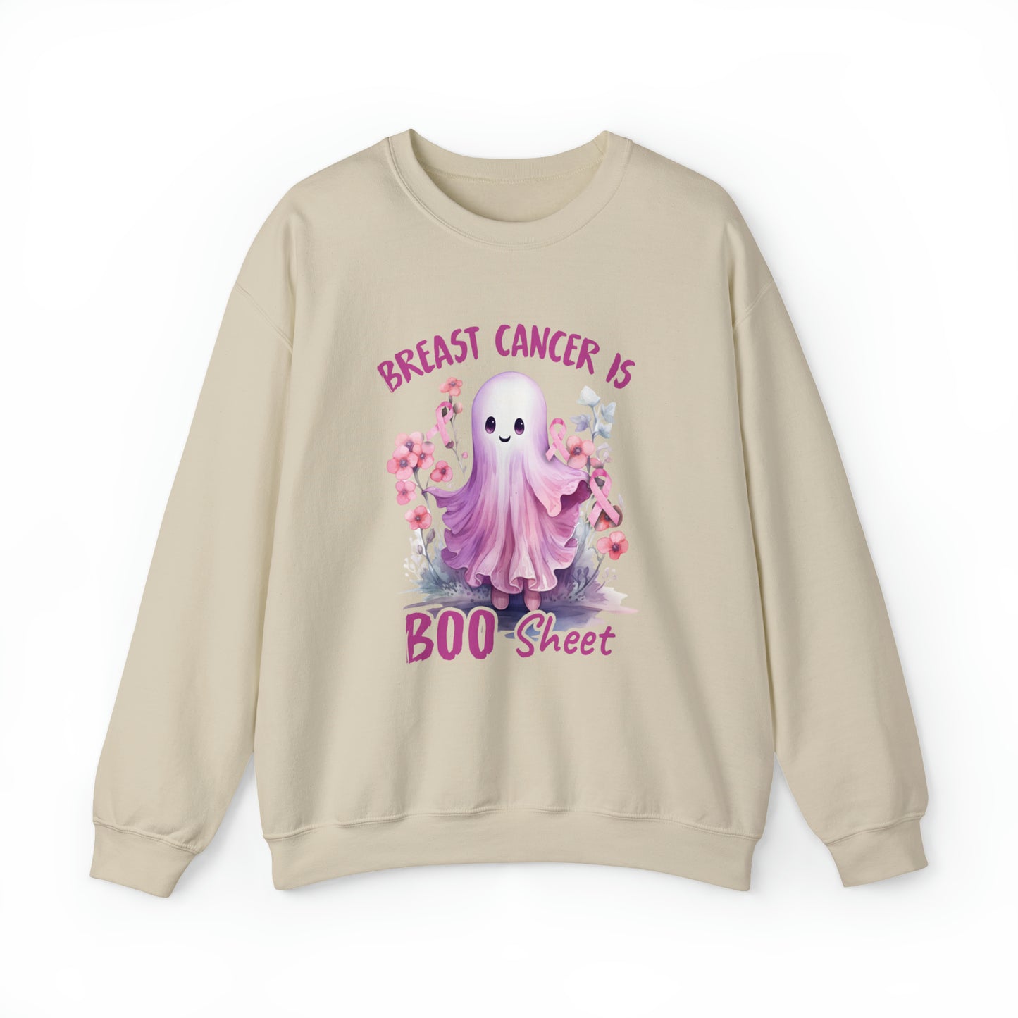 Breast Cancer Is Boo Sheet Halloween Sweatshirt