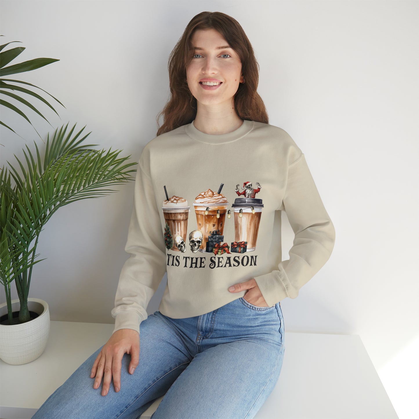 Skeleton Latte Christmas Sweatshirt