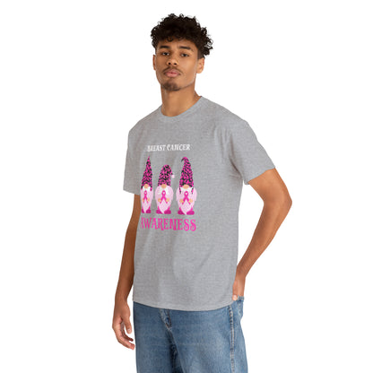 Breast Cancer Awareness Gnomes Short Sleeve Tee