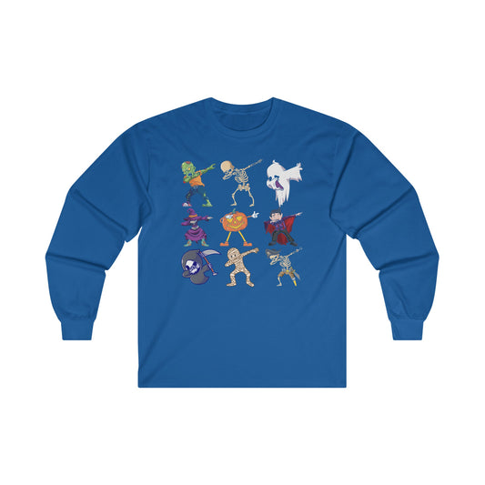 Dabbing Monsters Halloween Long Sleeve T-shirt