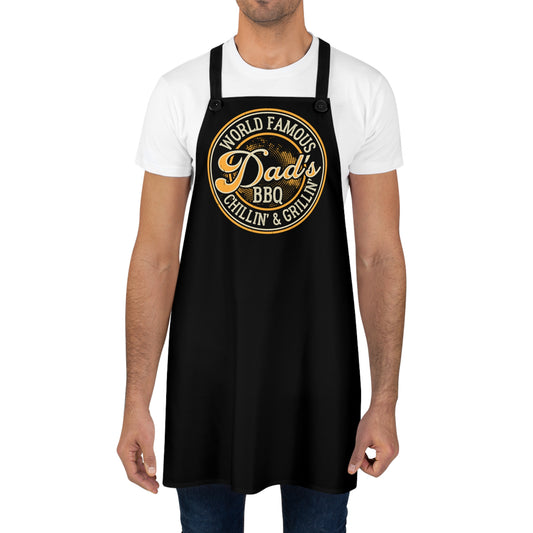 World Famous Dad's BBQ Grillin' & Chillin' Apron