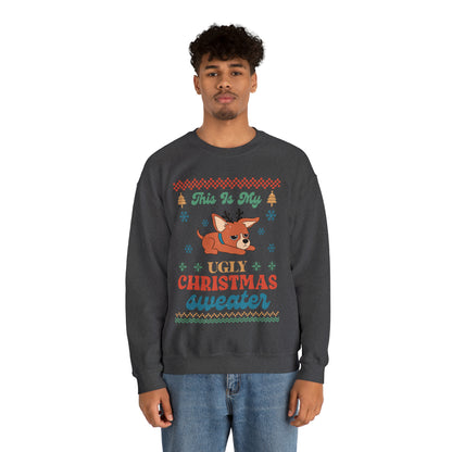 Chihuahua This is My Ugly Christmas Sweater Sweatshirt