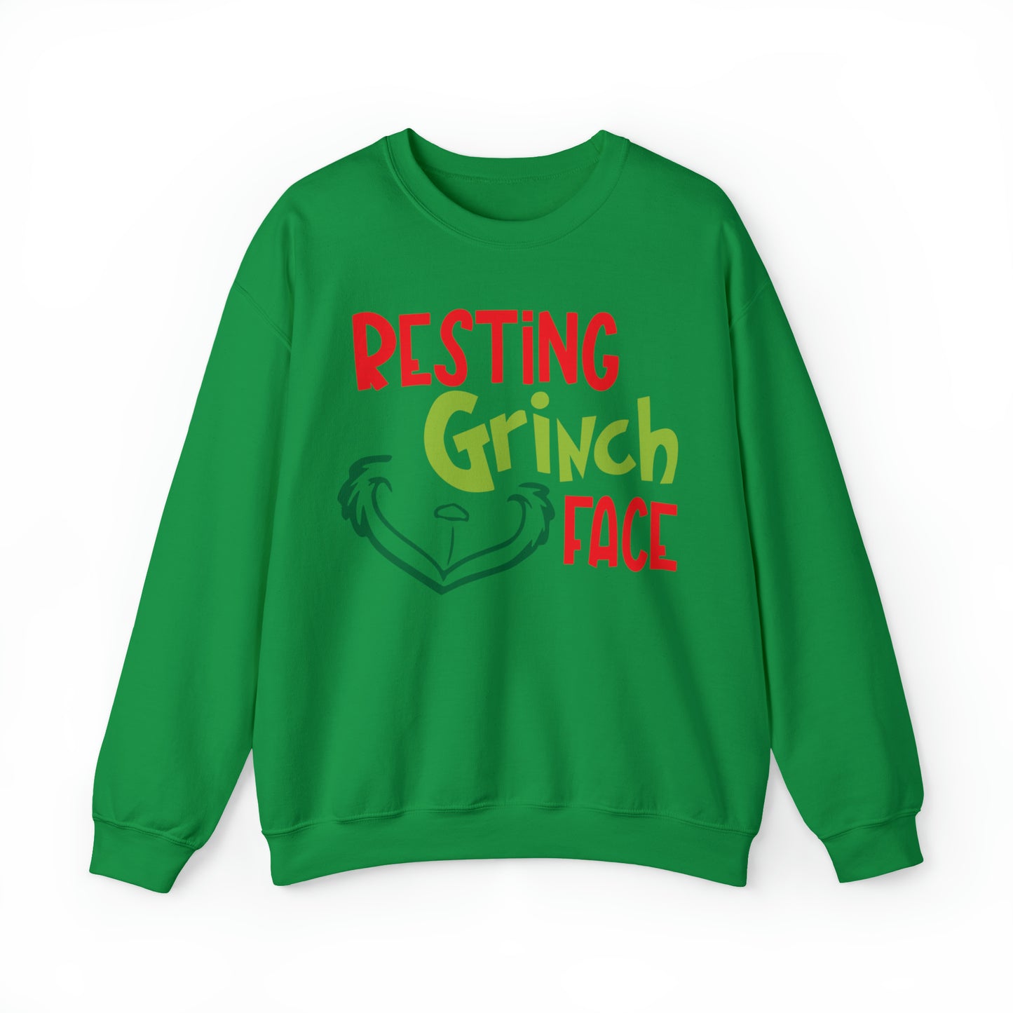 Resting Grinch Face Christmas Sweatshirt