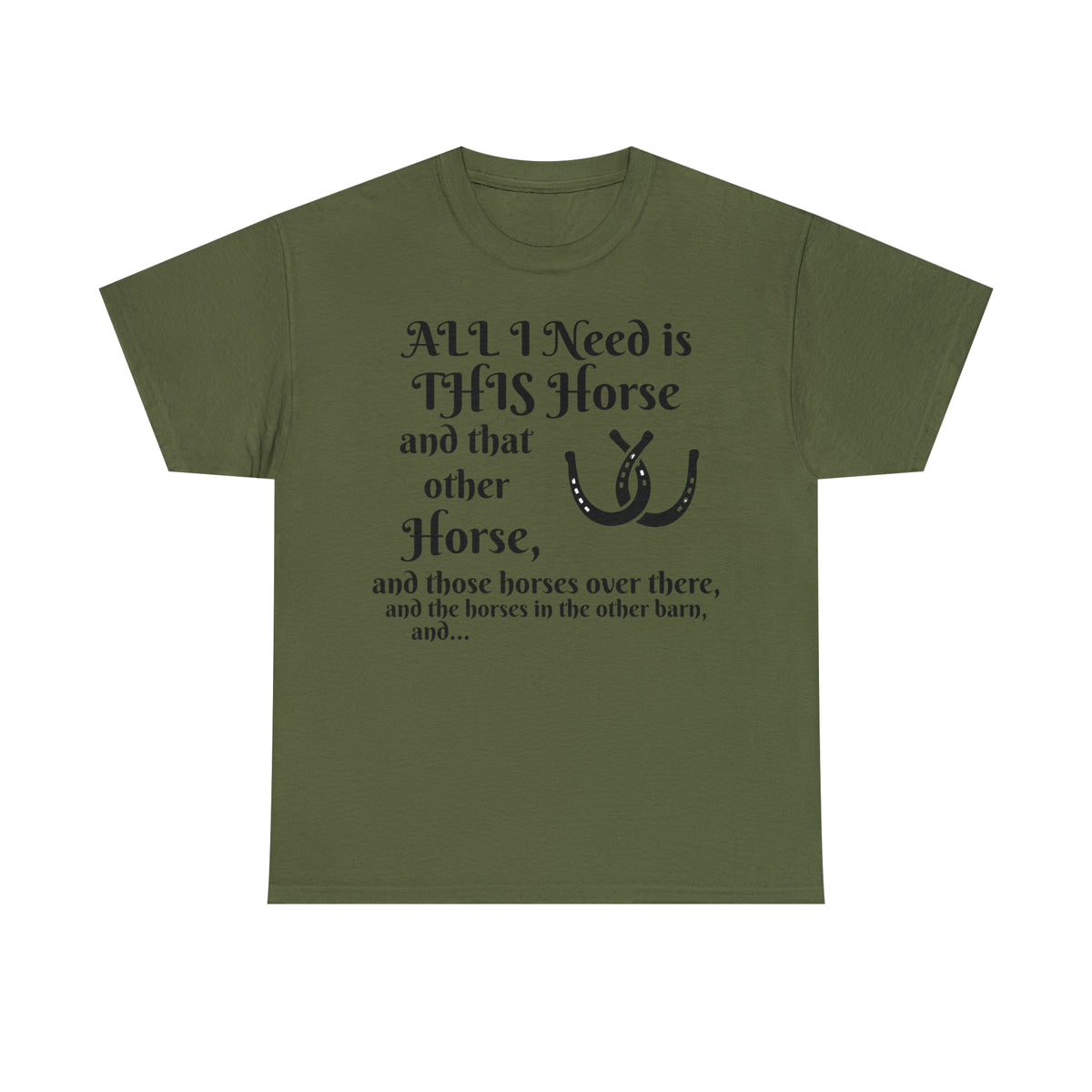 All the horses shirt Unisex Heavy Cotton Tee