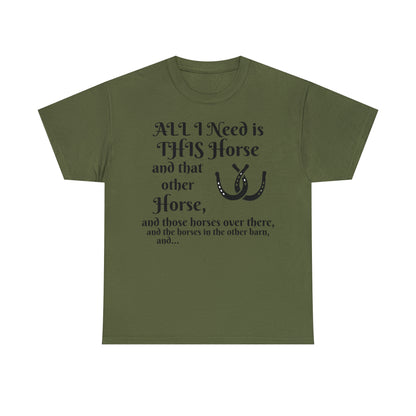 All the horses shirt Unisex Heavy Cotton Tee