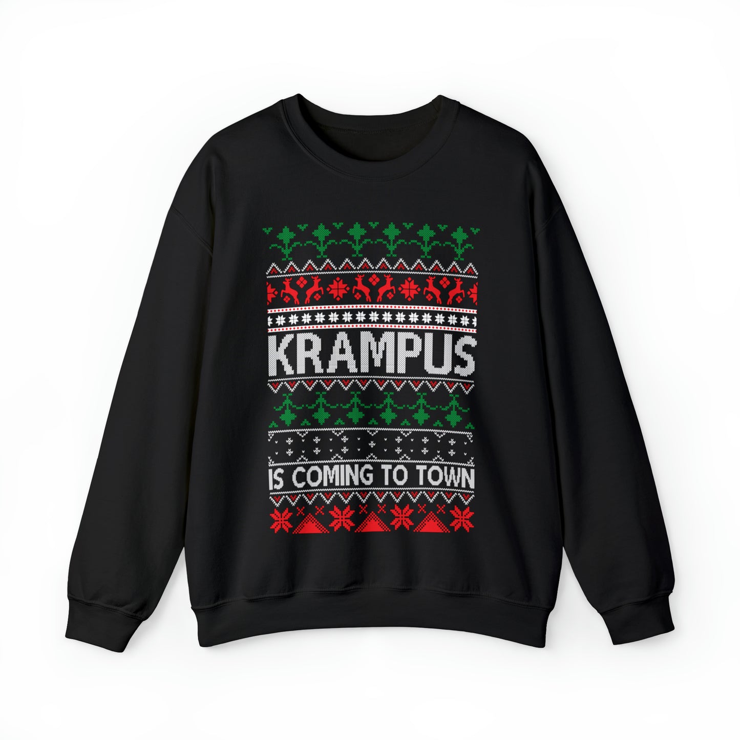 Krampus is Coming to Town Christmas Ugly Sweater Sweatshirt