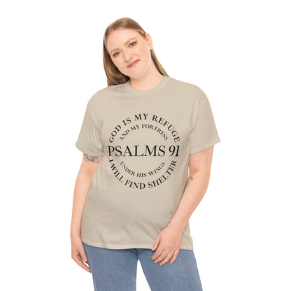 Psalms 91 Short Sleeve Tee