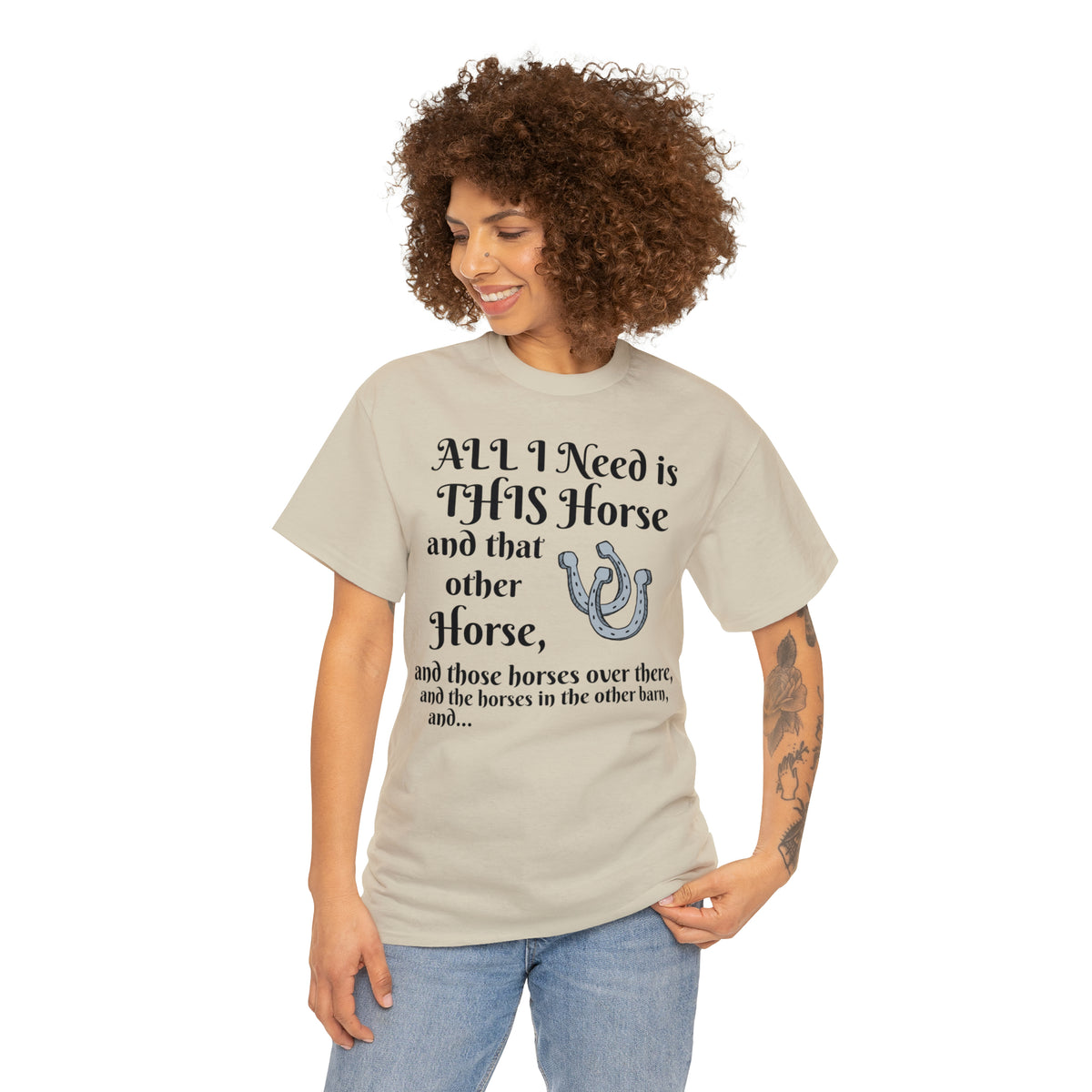 All the horses shirt Unisex Heavy Cotton Tee