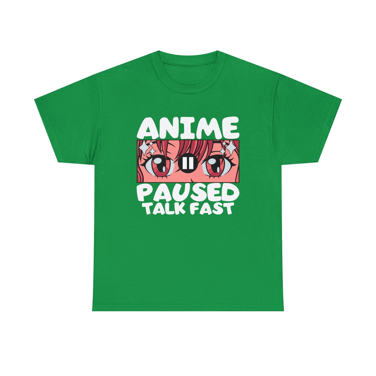 Anime Paused Talk Fast Short Sleeve Tee