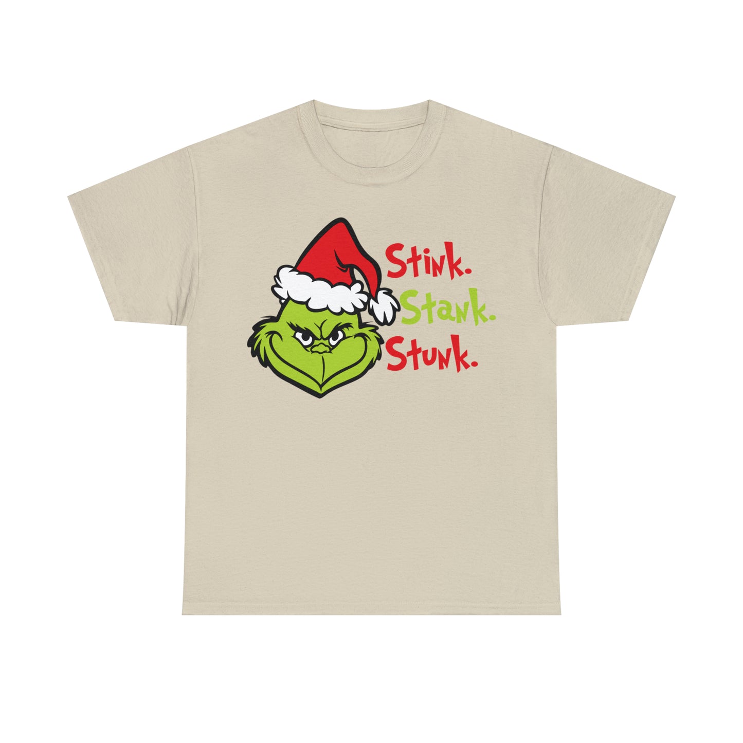 Grinch Stink Stank Stunk Christmas Short Sleeve Tee