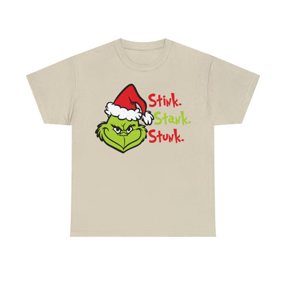 Grinch Stink Stank Stunk Christmas Short Sleeve Tee