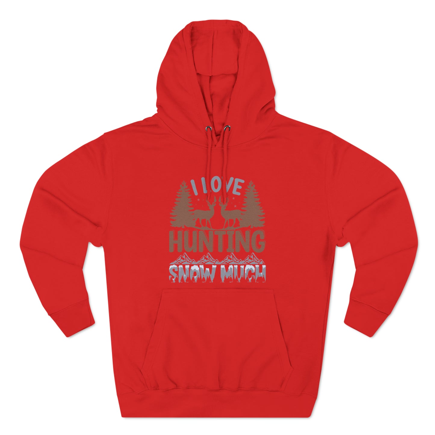 I Love Hunting Snow Much Christmas Ugly Sweater Pullover Hoodie