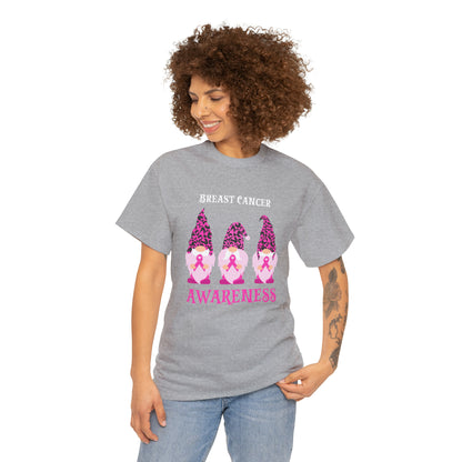 Breast Cancer Awareness Gnomes Short Sleeve Tee