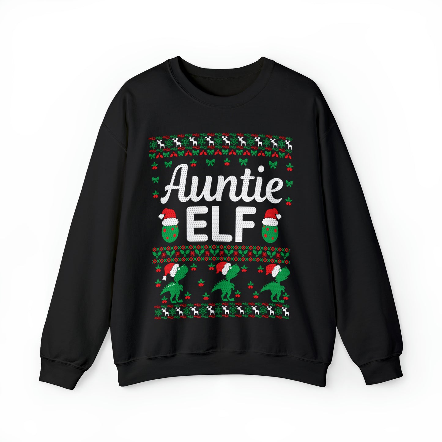 Auntie Elf Christmas Ugly Sweater Sweatshirt