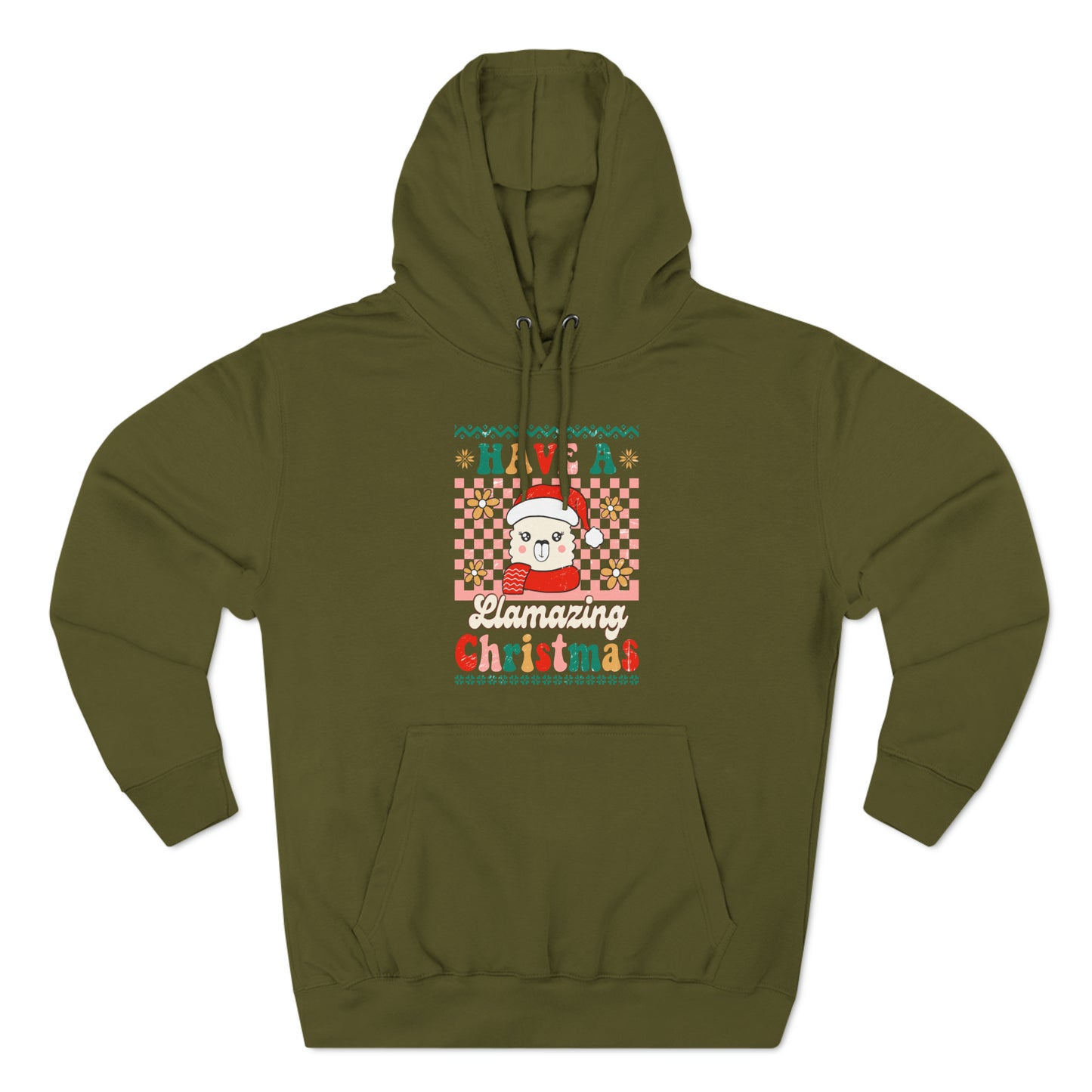 Have a Llamazing Christmas Ugly Sweater Pullover Hoodie
