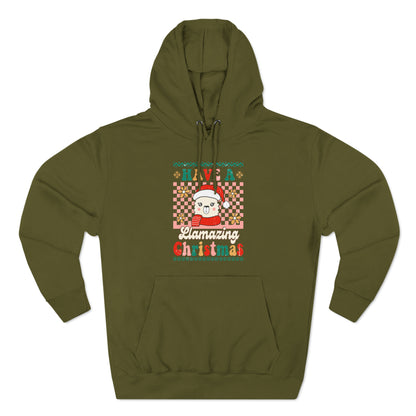 Have a Llamazing Christmas Ugly Sweater Pullover Hoodie