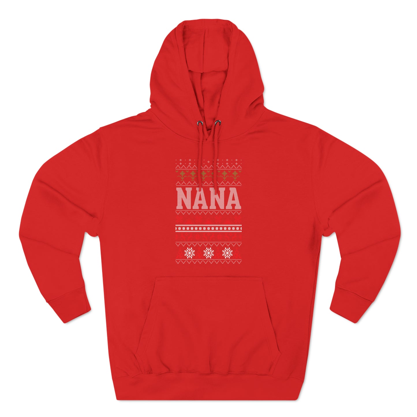 Nana Christmas Ugly Sweater Pullover Hoodie