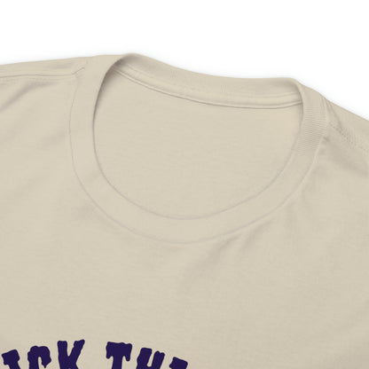 Thick Thighs And Spooky Vibes Witch Hat Halloween Short Sleeve Tee