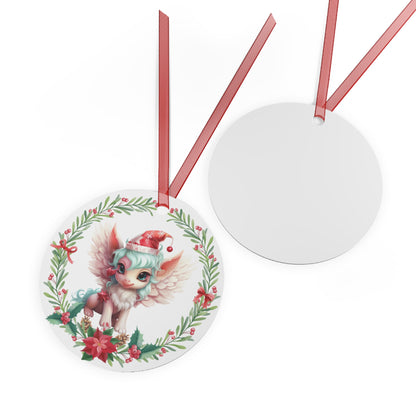 Christmas Unicorn 2 Ornament