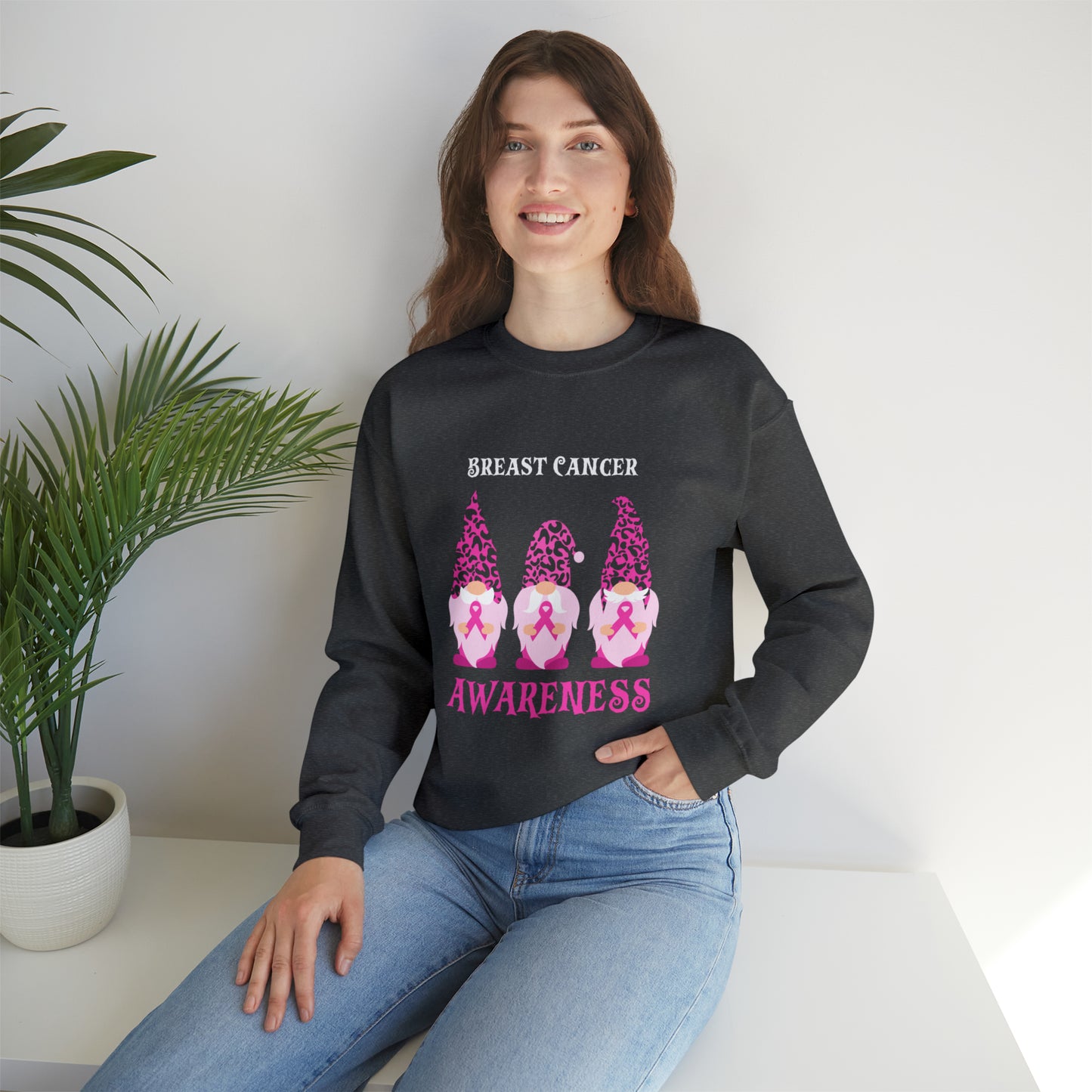 Breast Cancer Awareness Gnomes Sweatshirt