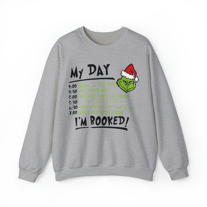 Grinch My Day Christmas Sweatshirt