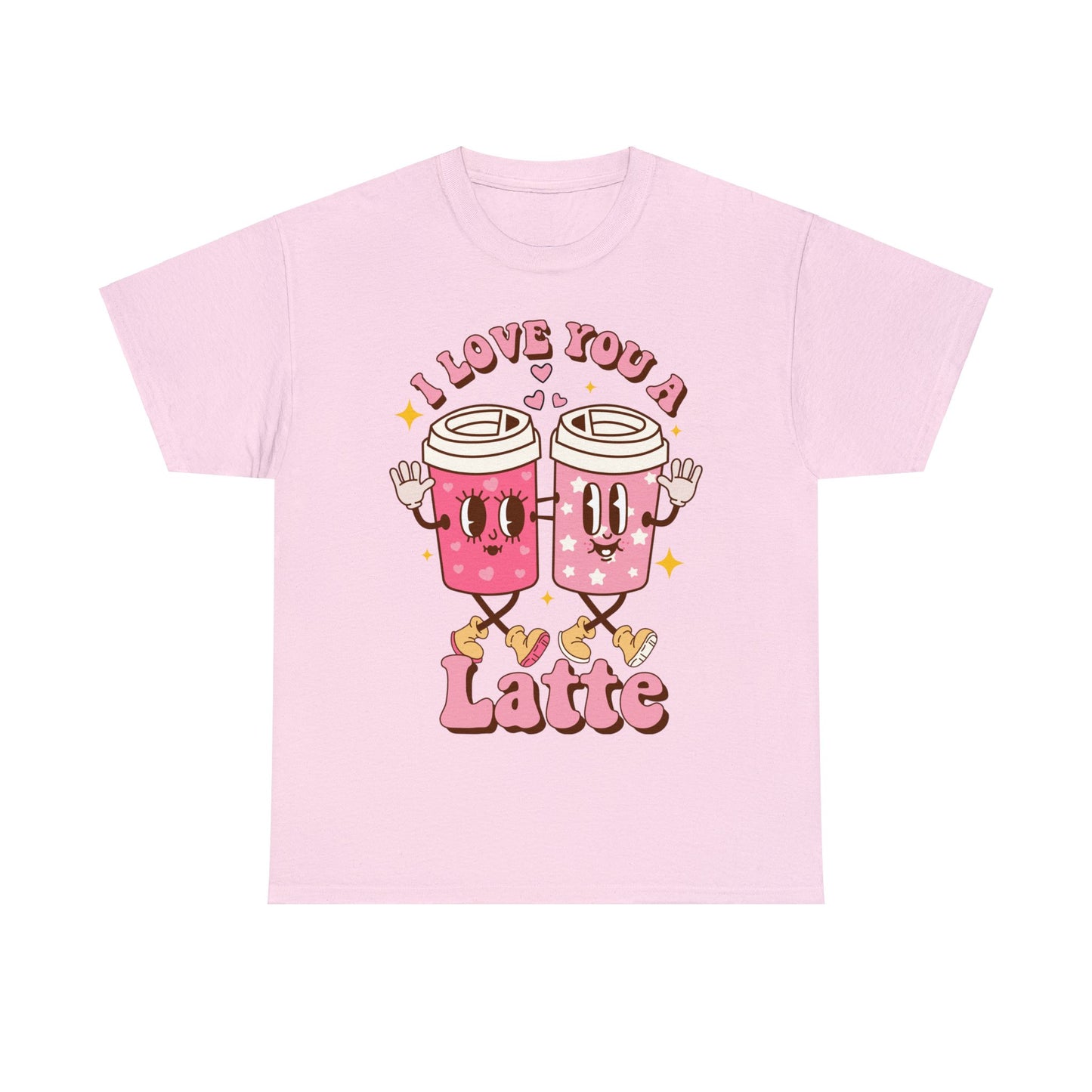 I Love You a Latte Valentine Short Sleeve Tee