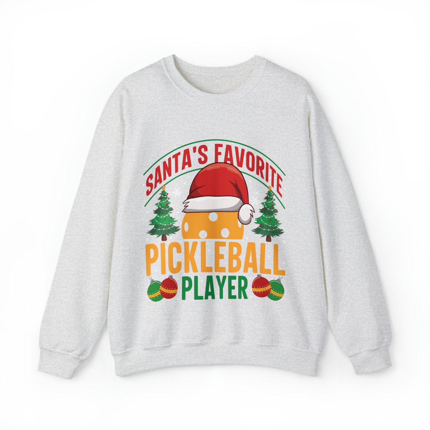 Santa's Favorite Pickleball Player Christmas Sweatshirt