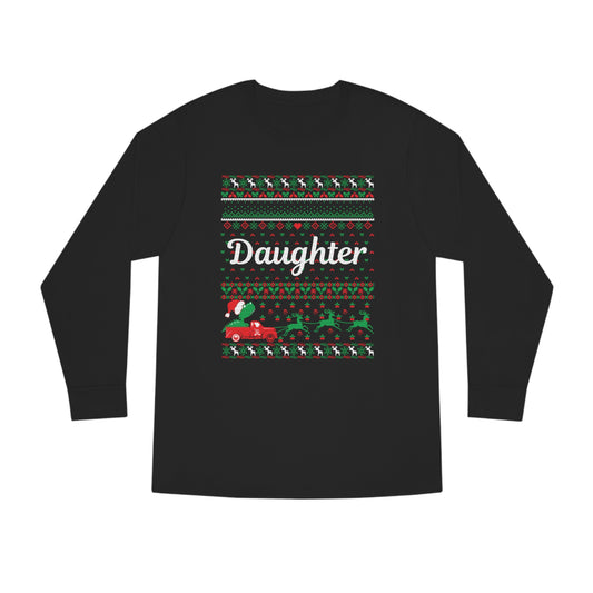 Daughter Christmas Ugly Sweater Long Sleeve T-shirt