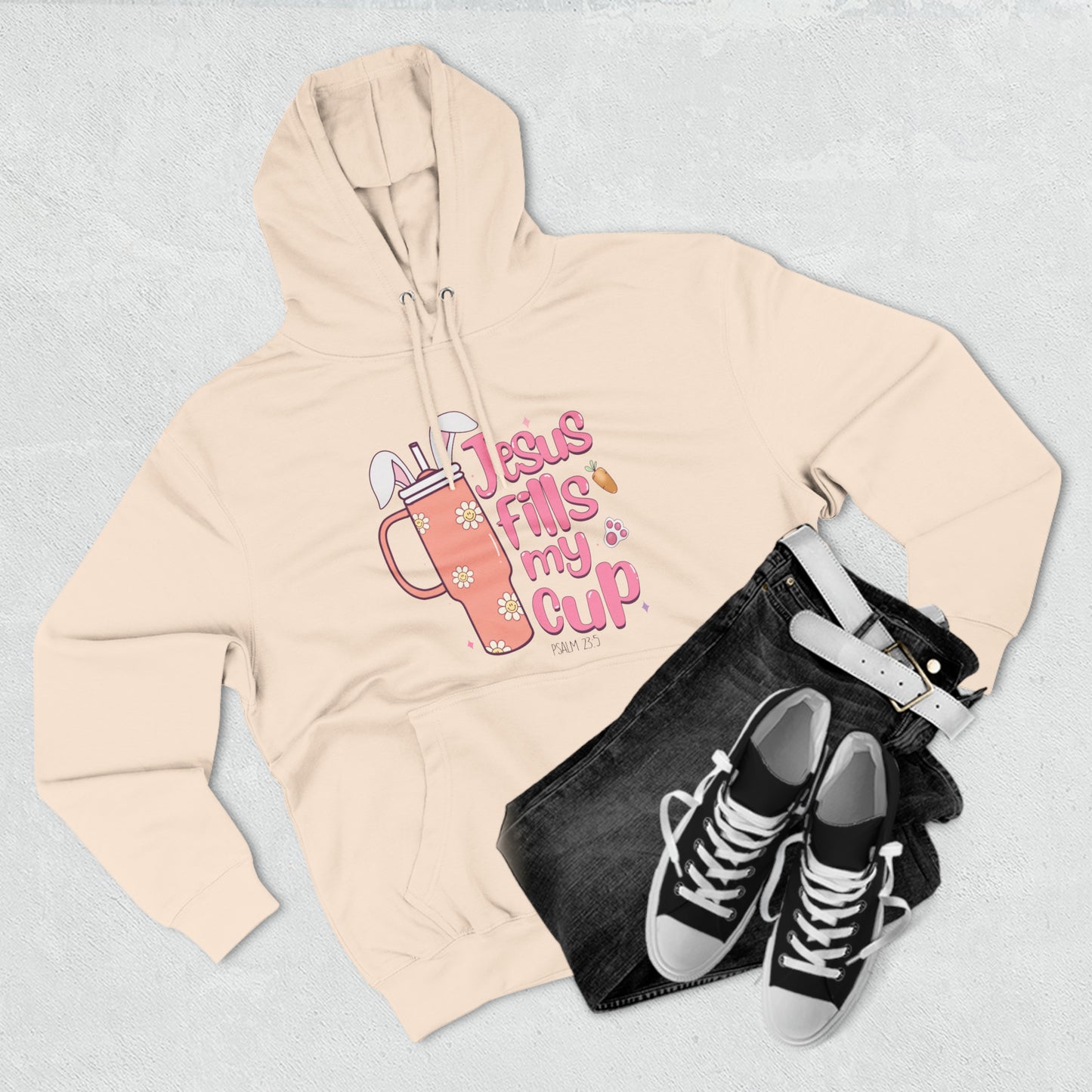 Jesus Fills My Cup Easter Pullover Hoodie