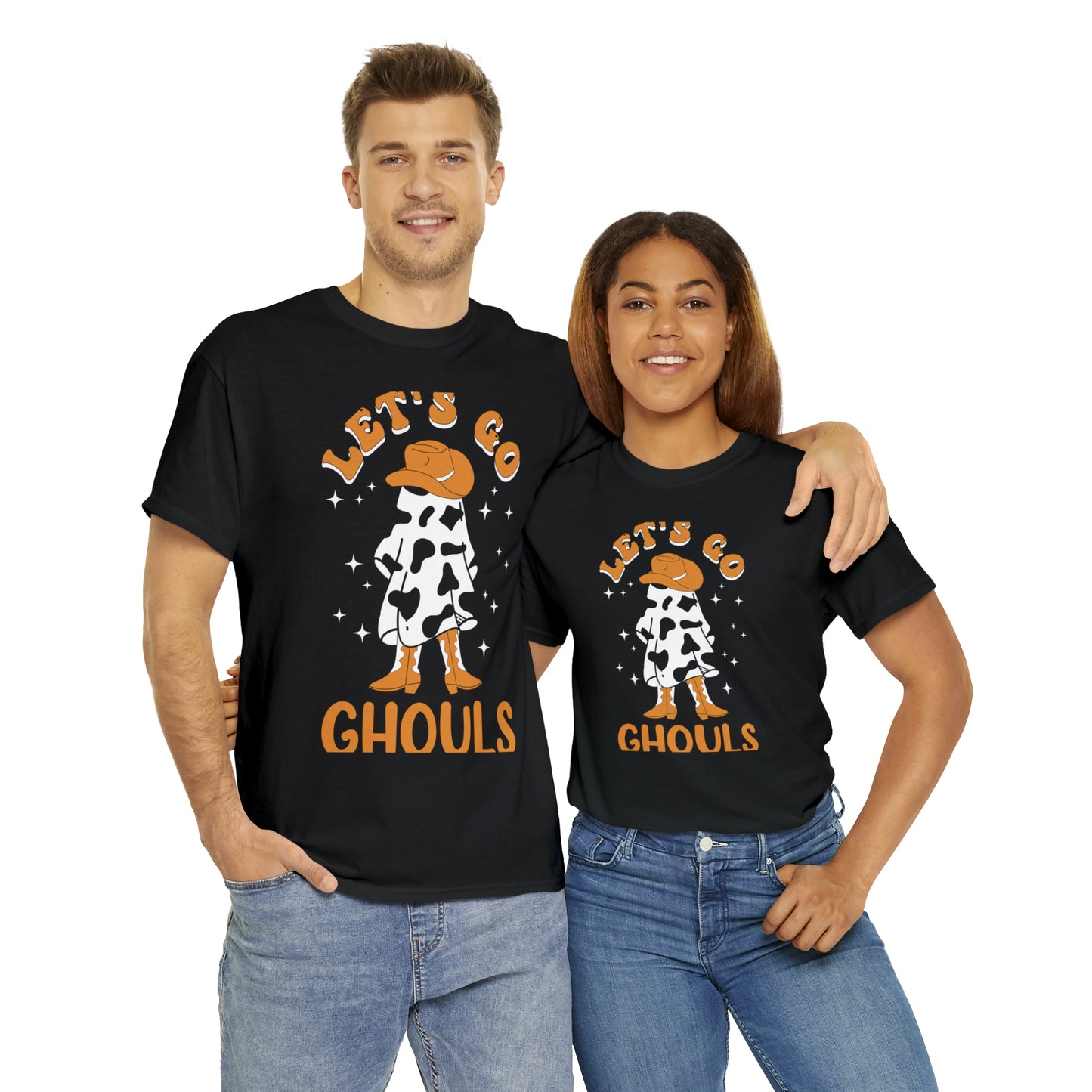 Western Let's Go Ghouls Halloween Short Sleeve Tee