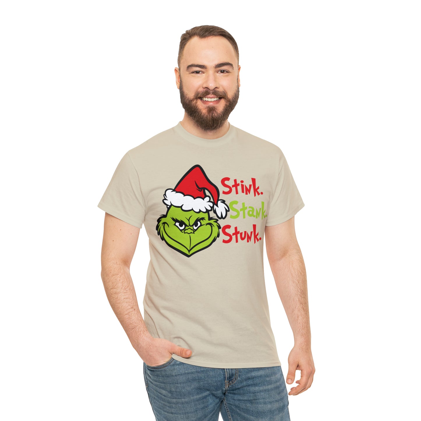 Grinch Stink Stank Stunk Christmas Short Sleeve Tee