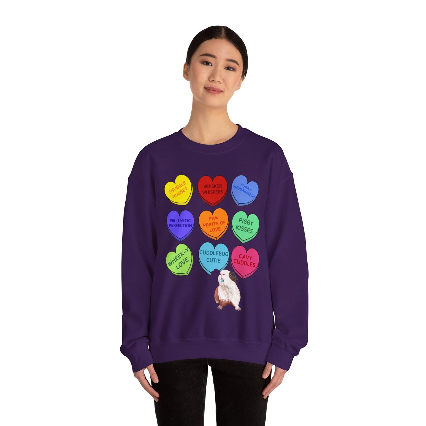 Guinea Pig Sweethearts Valentine Sweatshirt